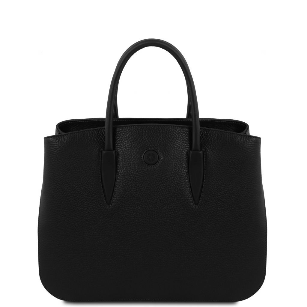 Tuscany Leather Camelia Handväska #Färg_Svart
