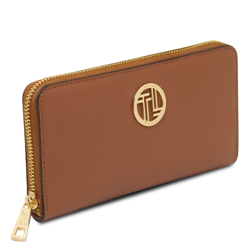Tuscany Leather Financier Plånbok #Färg_Cognac