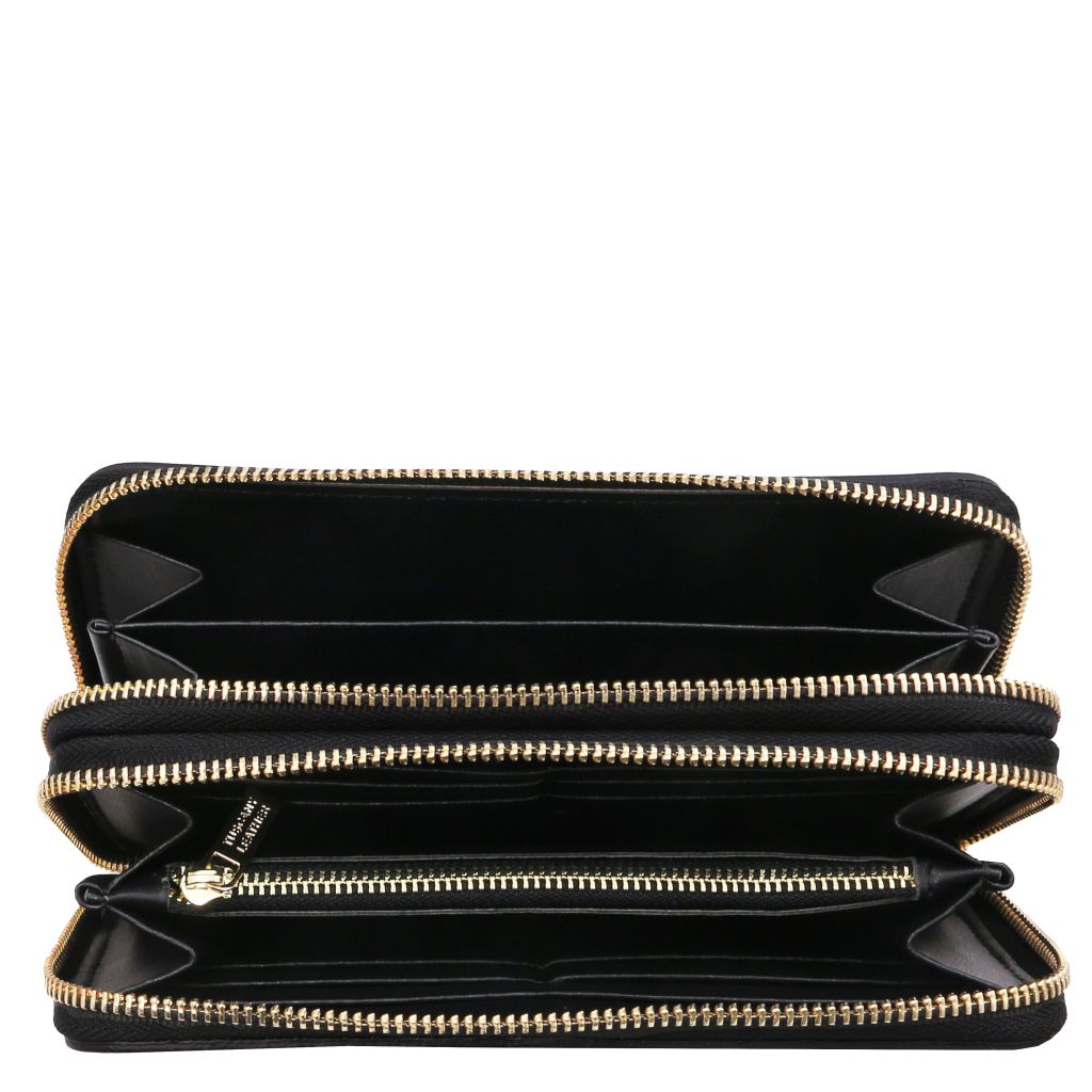 Tuscany Leather Gaia Plånbok #Färg_Svart