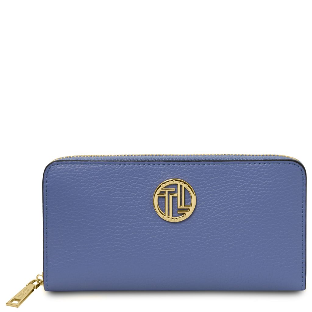 Tuscany Leather Financier Plånbok #Färg_Blå