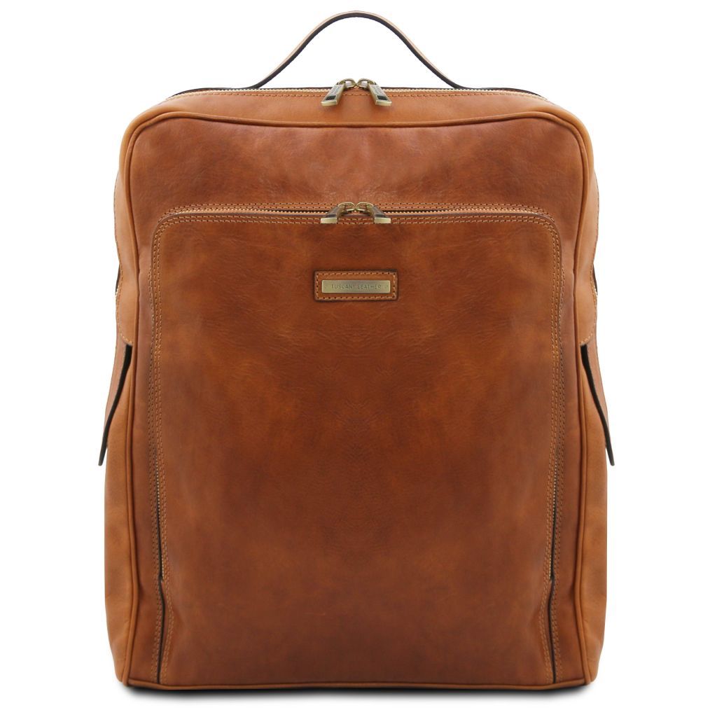 Tuscany Leather Bangkok Datorryggsäck #Färg_Cognac