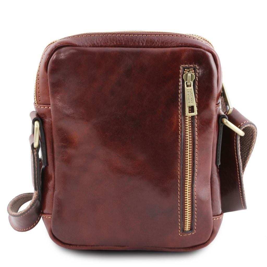 Tuscany Leather Larry Axelremsväska #Färg_Brun