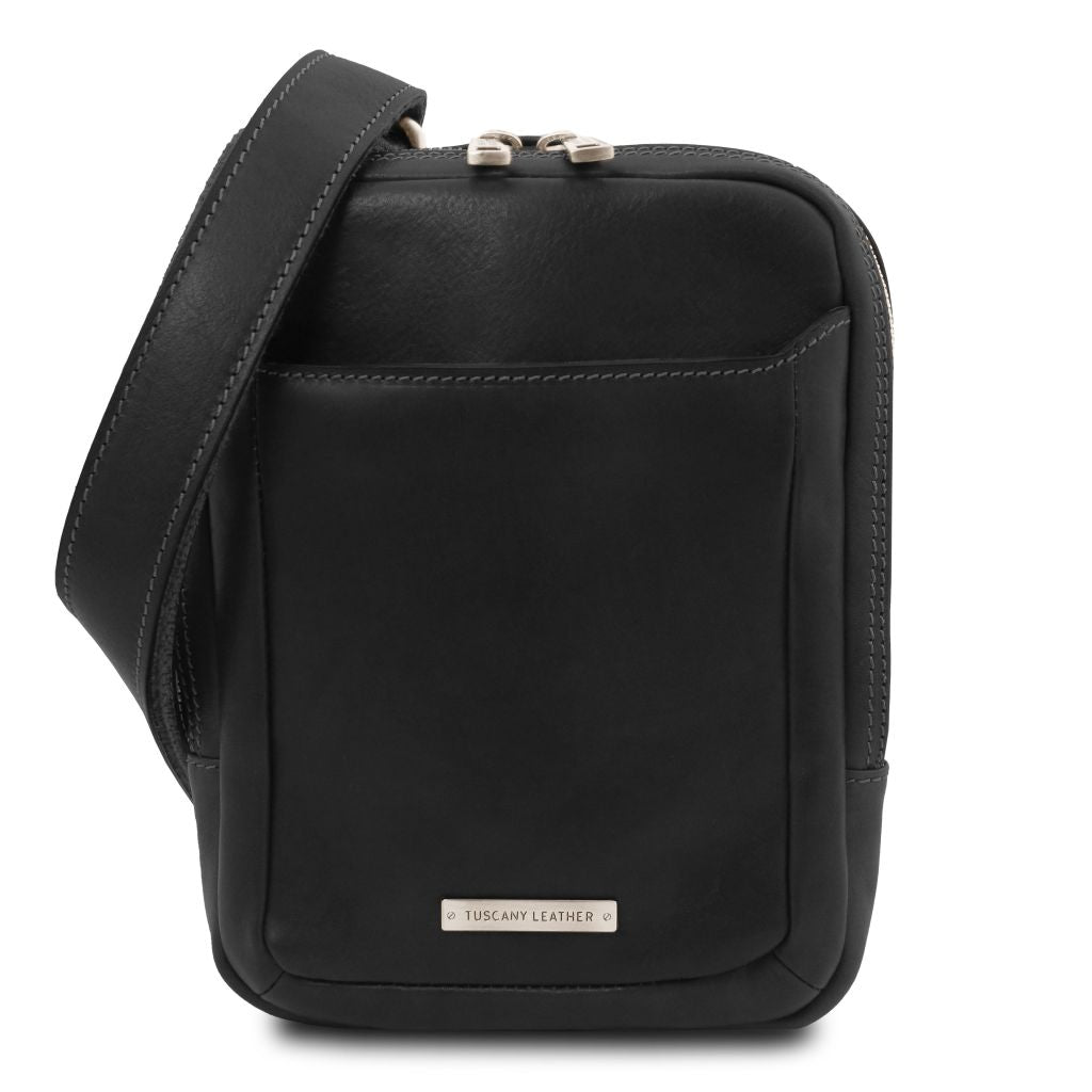 Tuscany Leather Mark Axelremsväska #Färg_Svart