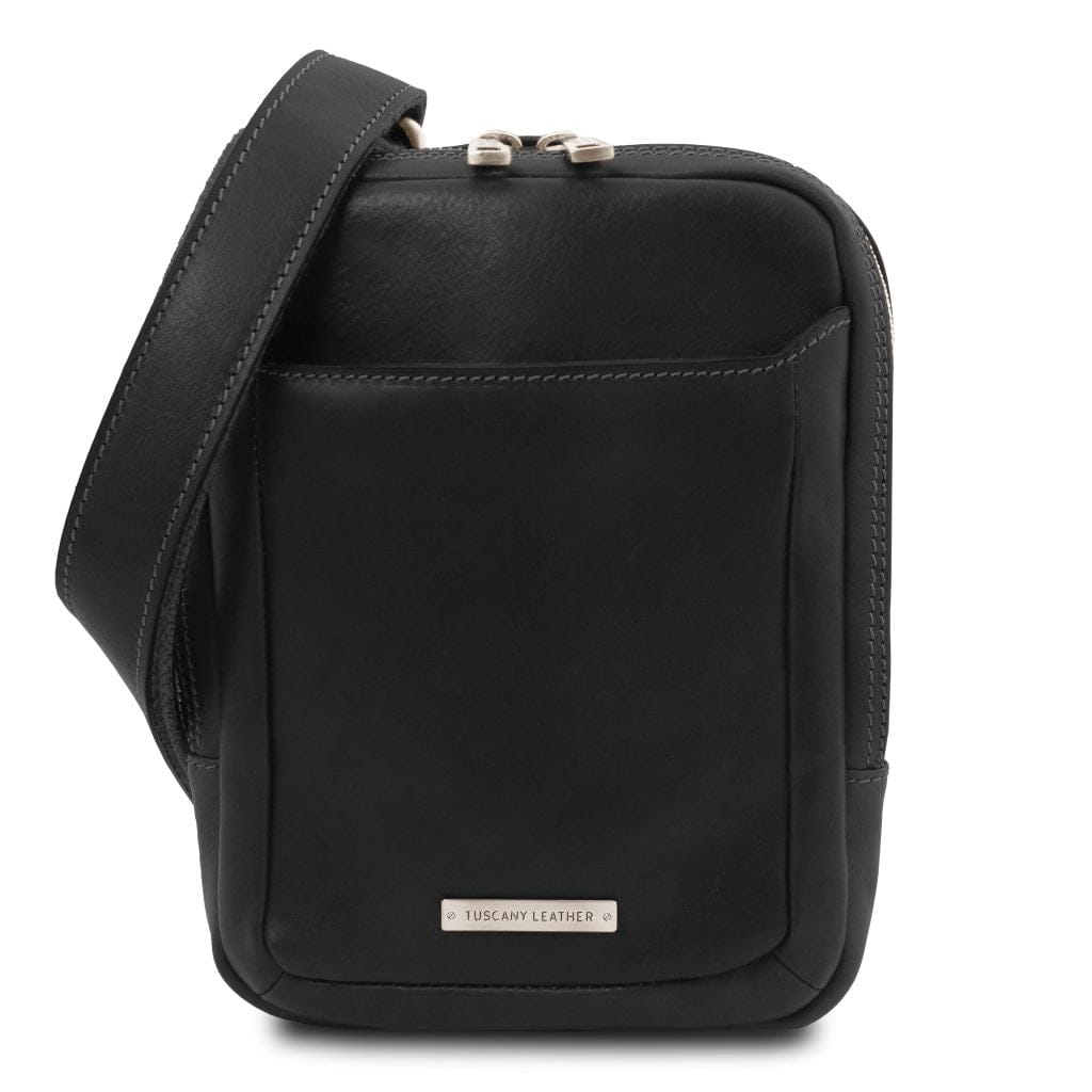Tuscany Leather Mark Axelremsväska #Färg_Svart