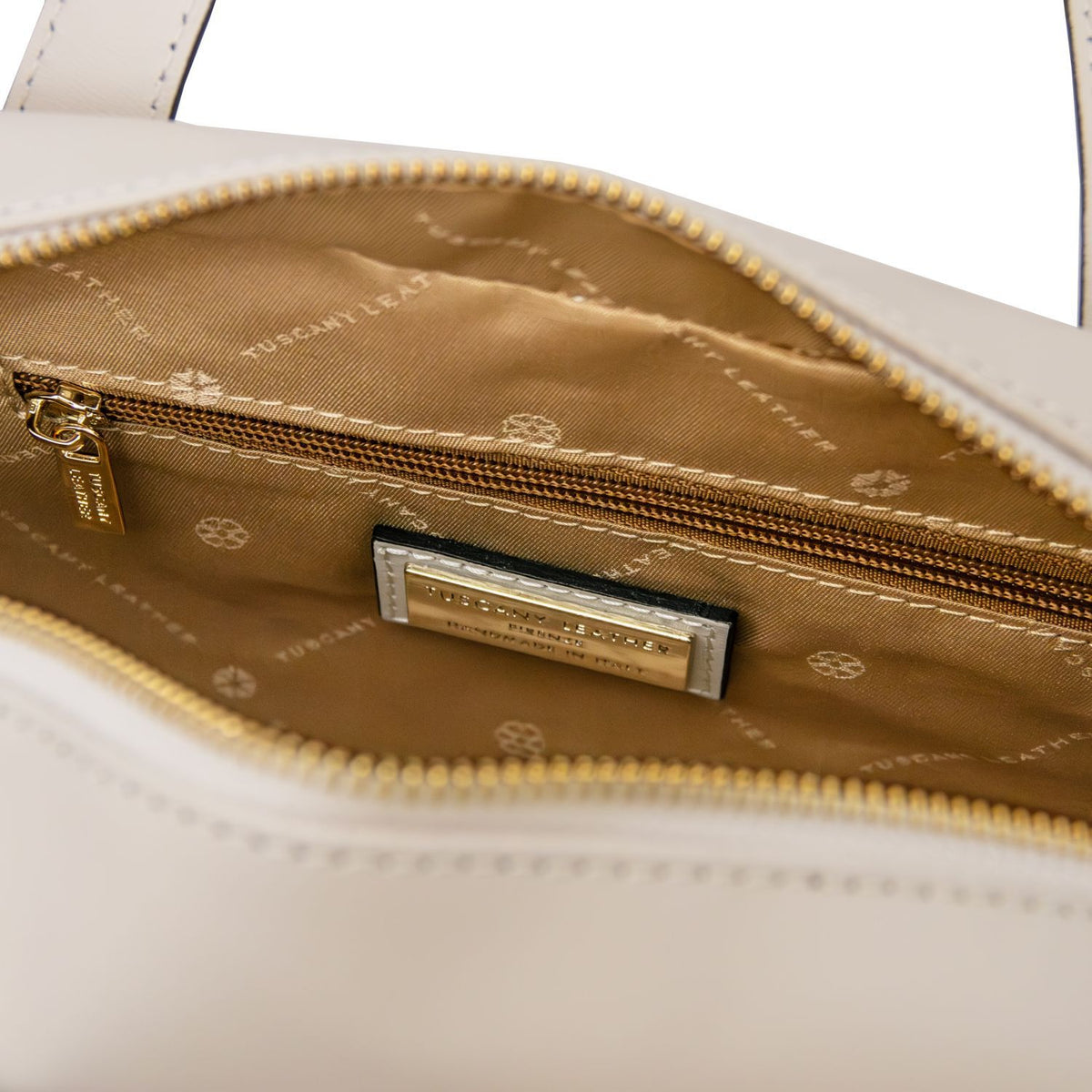 Tuscany Leather Eclaire Axelväska #Färg_Beige