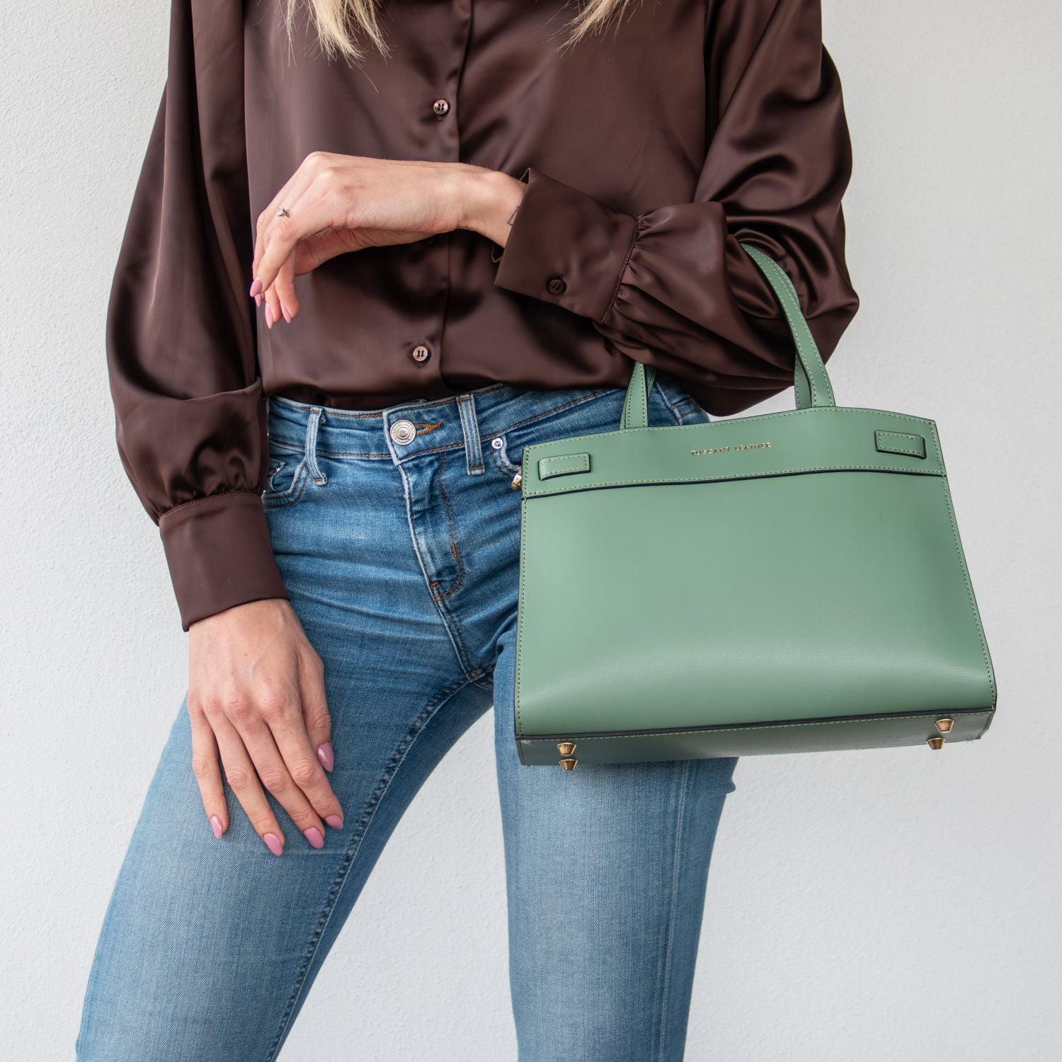 Tuscany Leather Musa Handväska #Färg_Cognac