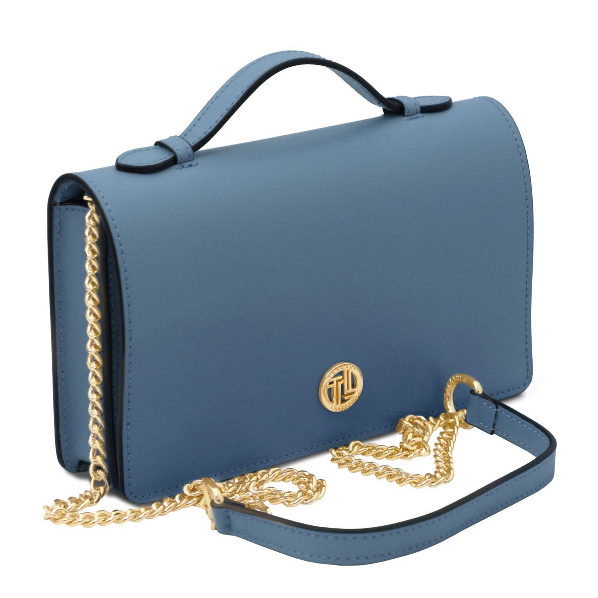 Tuscany Leather Opera Clutchväska #Färg_Denimblue