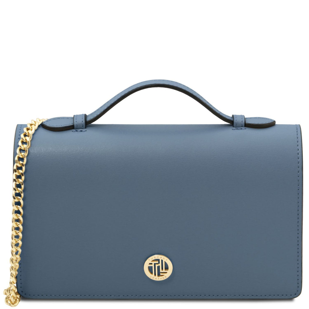 Tuscany Leather Opera Clutchväska #Färg_Denimblue