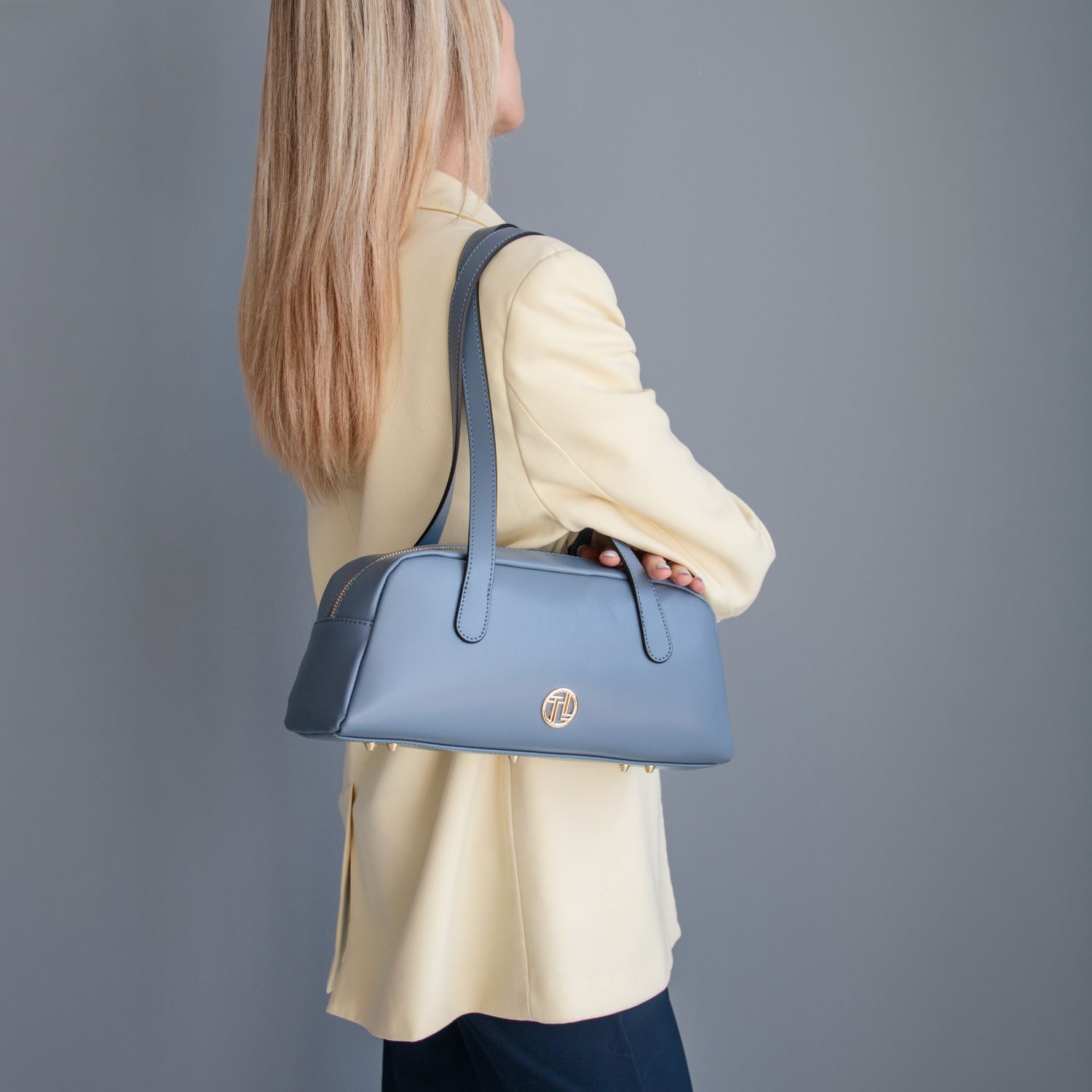 Tuscany Leather Eclaire Axelväska #Färg_Svart