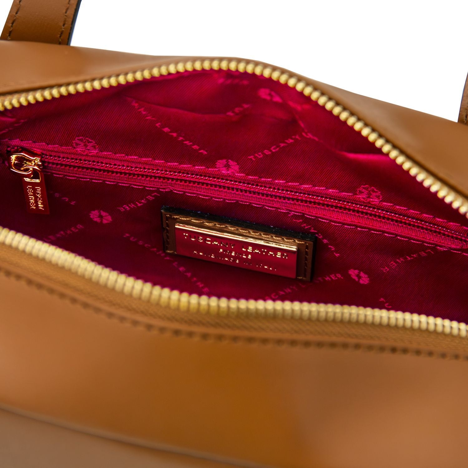Tuscany Leather Eclaire Axelväska #Färg_Cognac
