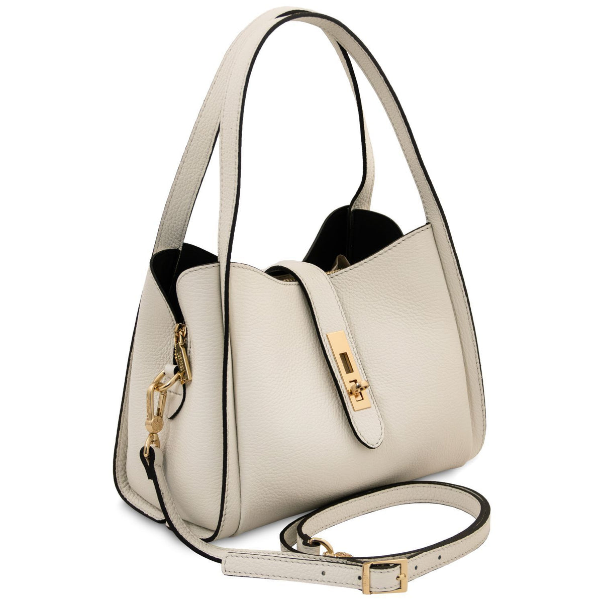 Tuscany Leather Soave Handväska #Färg_Beige