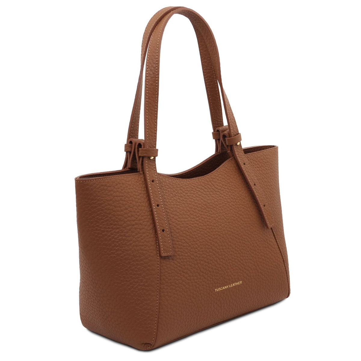 Tuscany Leather Libra Toteväska #Färg_Cognac