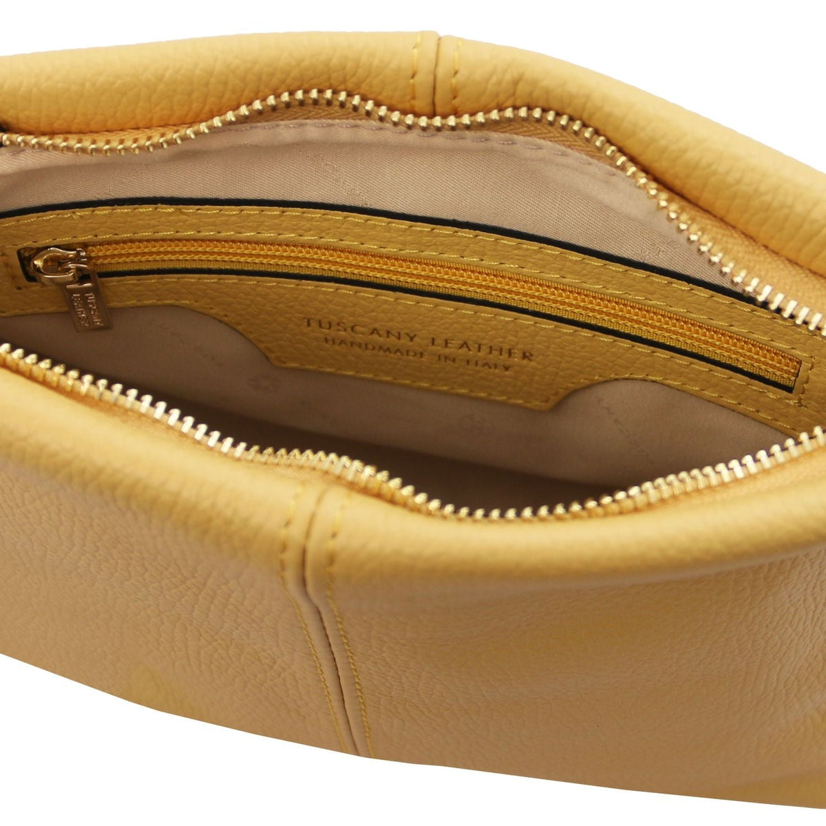 Tuscany Leather TL Bag Axelremsväska #Färg_Pastellgul