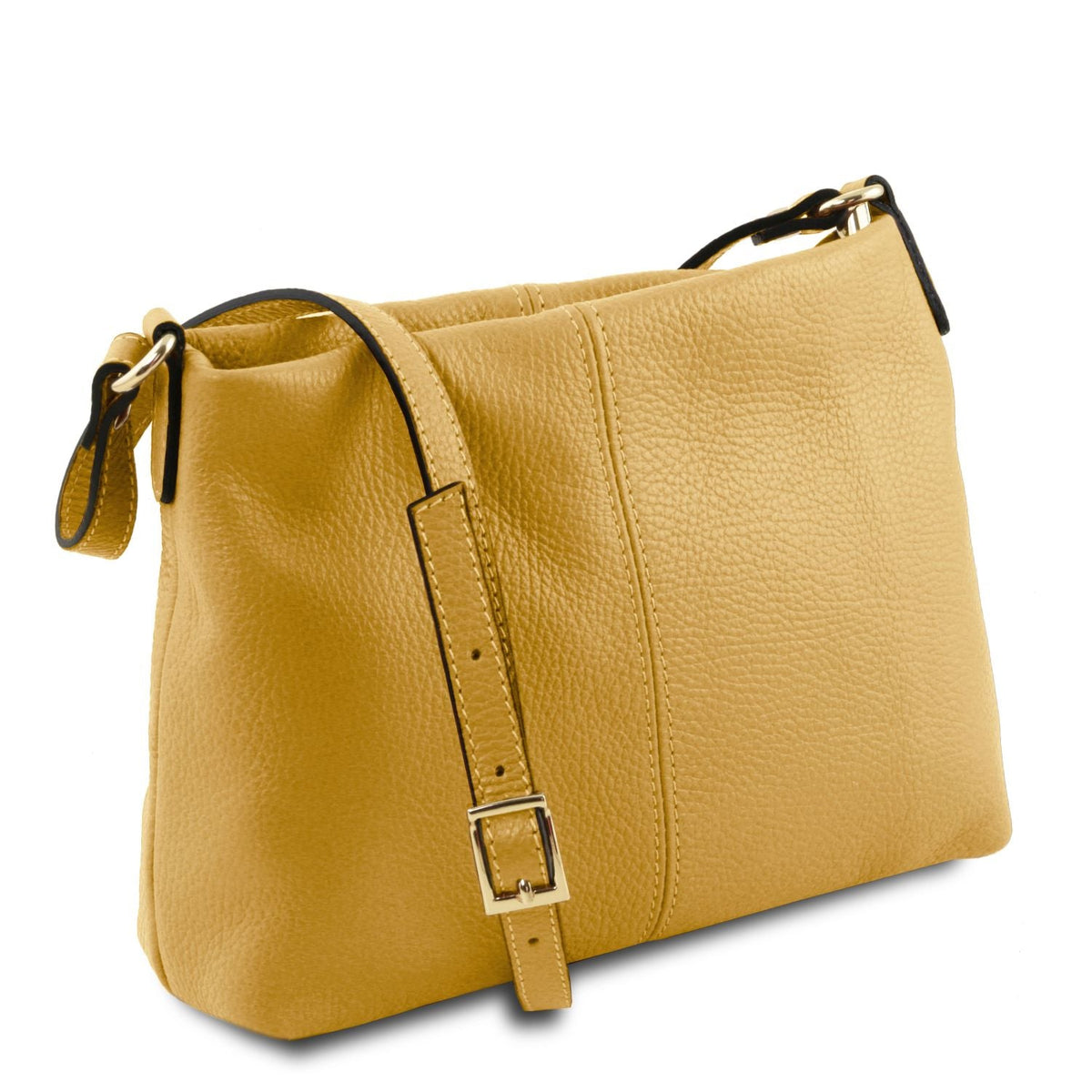 Tuscany Leather TL Bag Axelremsväska #Färg_Pastellgul
