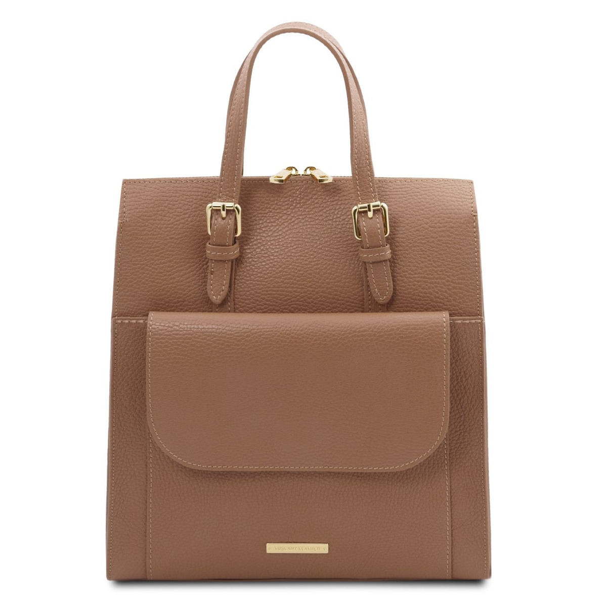 Tuscany Leather TL Bag Ryggsäck #Färg_Caramel Brun