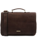 Tuscany Leather Mantova Portfölj #Färg_Mörkbrun
