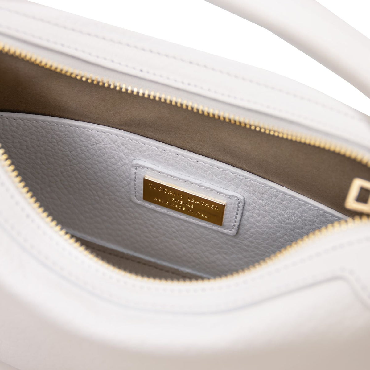Tuscany Leather Hobló Handväska #Färg_Vit