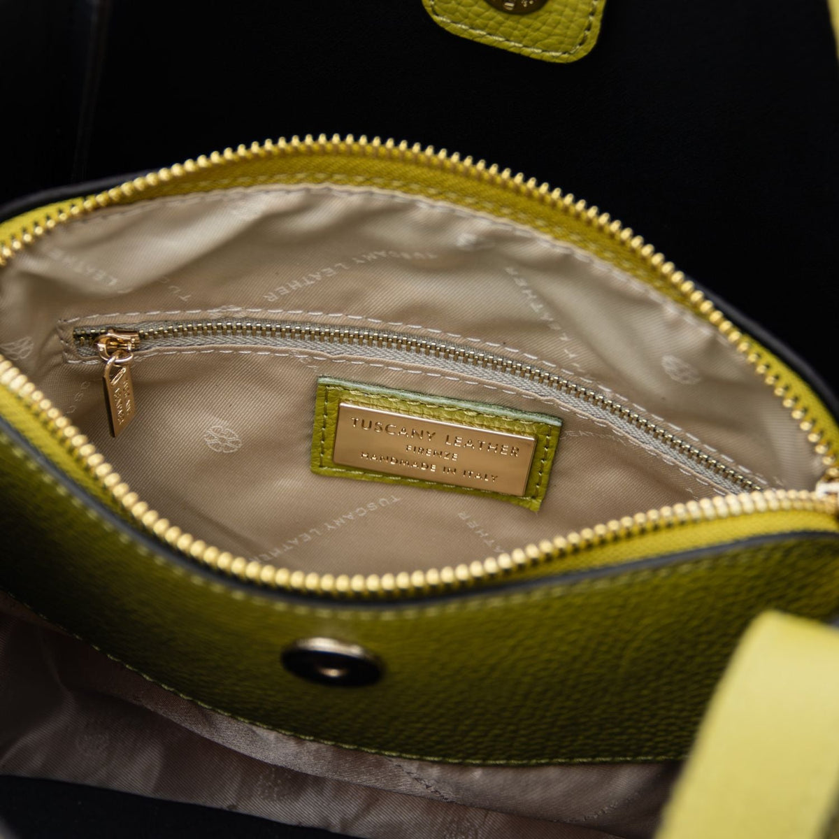 Tuscany Leather Soave Handväska #Färg_Svart