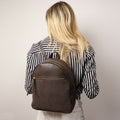 Tuscany Leather Arco Ryggsäck #Färg_Mörkbrun