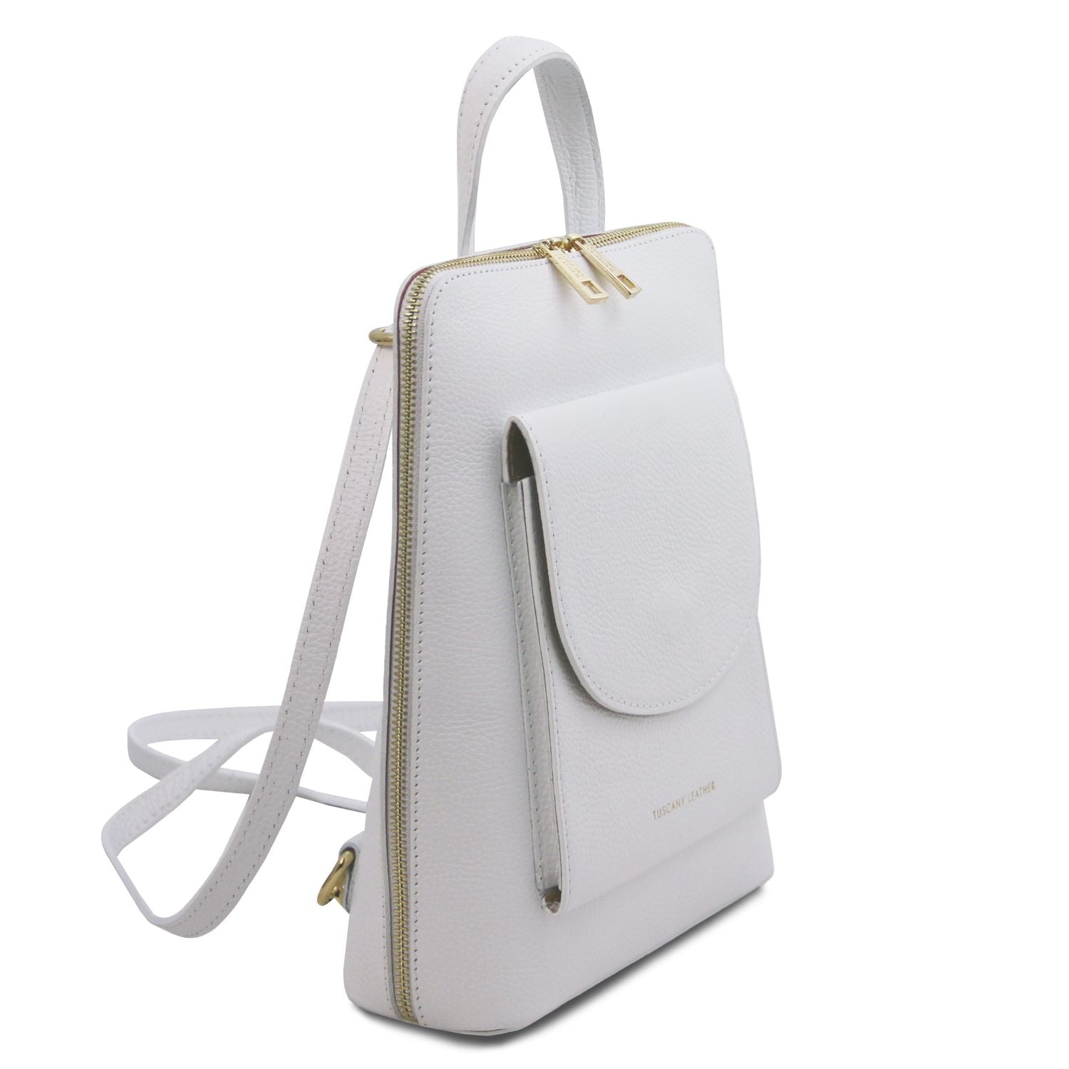 Tuscany Leather TL Bag Ryggsäck #Färg_Vit