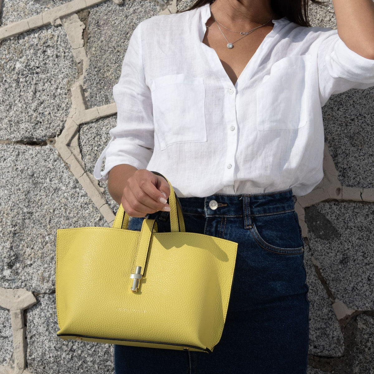 Tuscany Leather Agatha Handväska #Färg_Svart