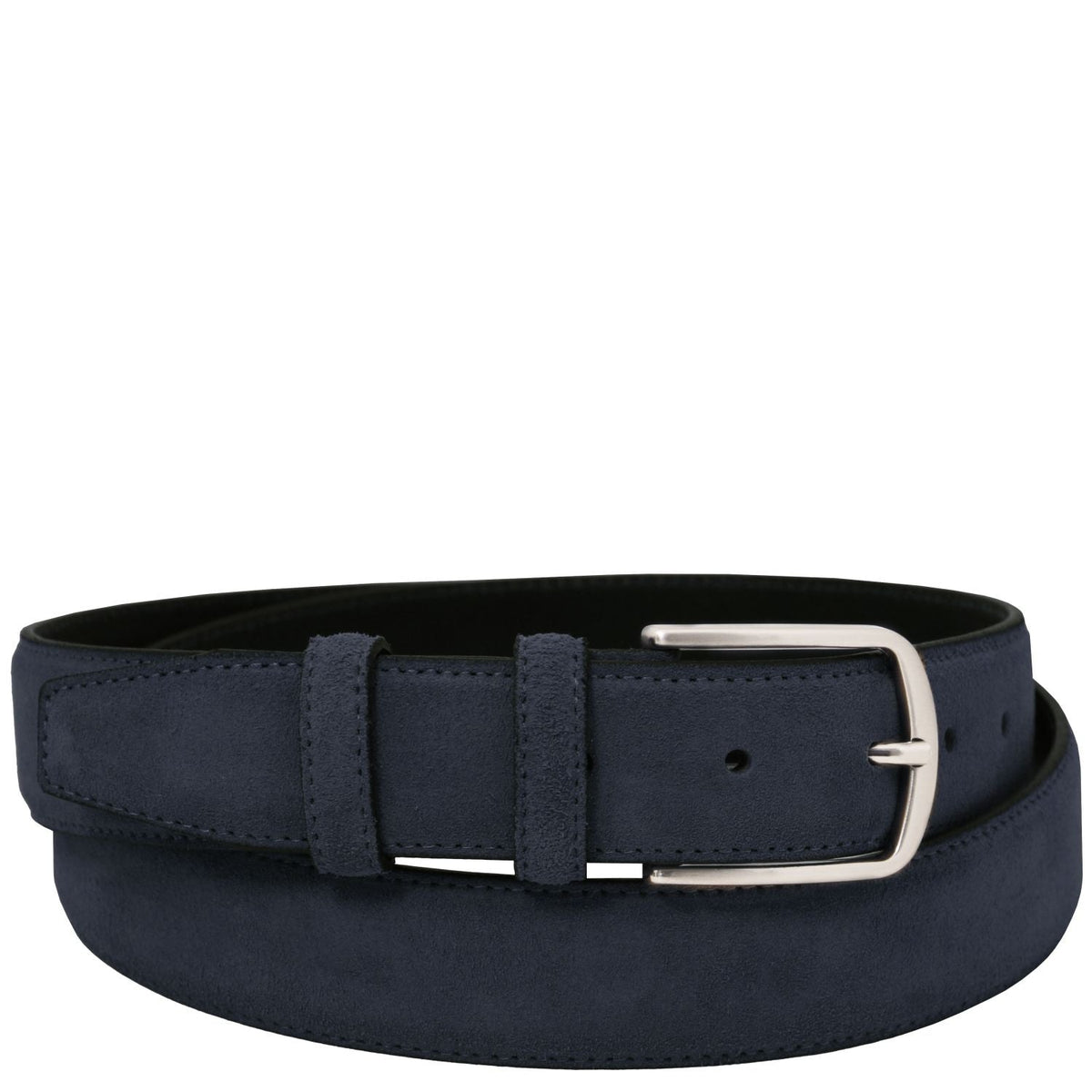 Tuscany Leather Casual Suede Läderbälte #Färg_Mörkblå