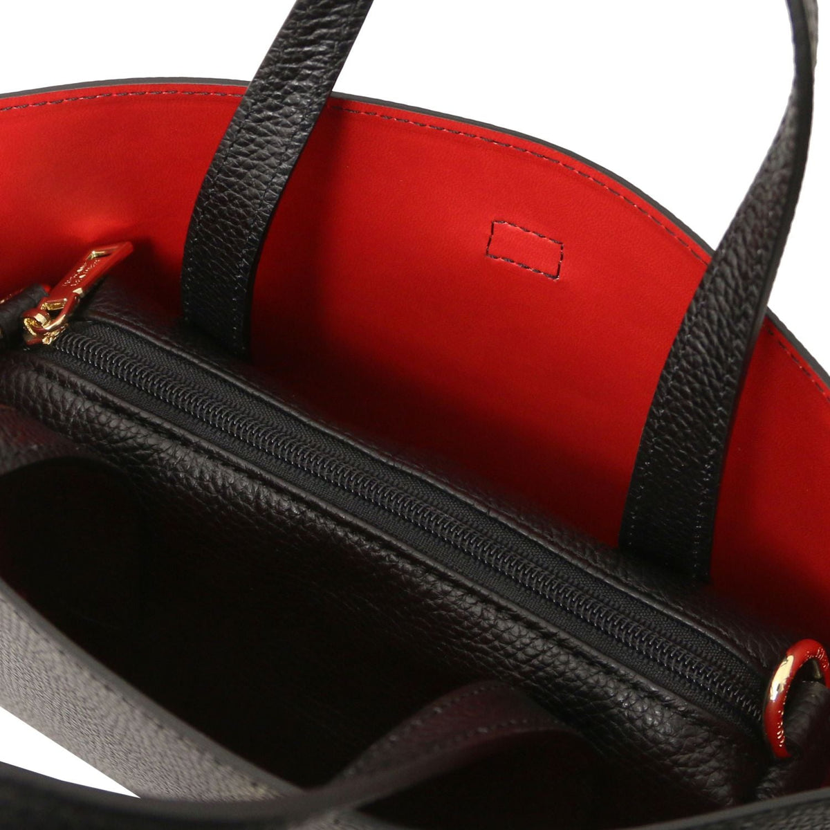 Tuscany Leather Agatha Handväska #Färg_Svart