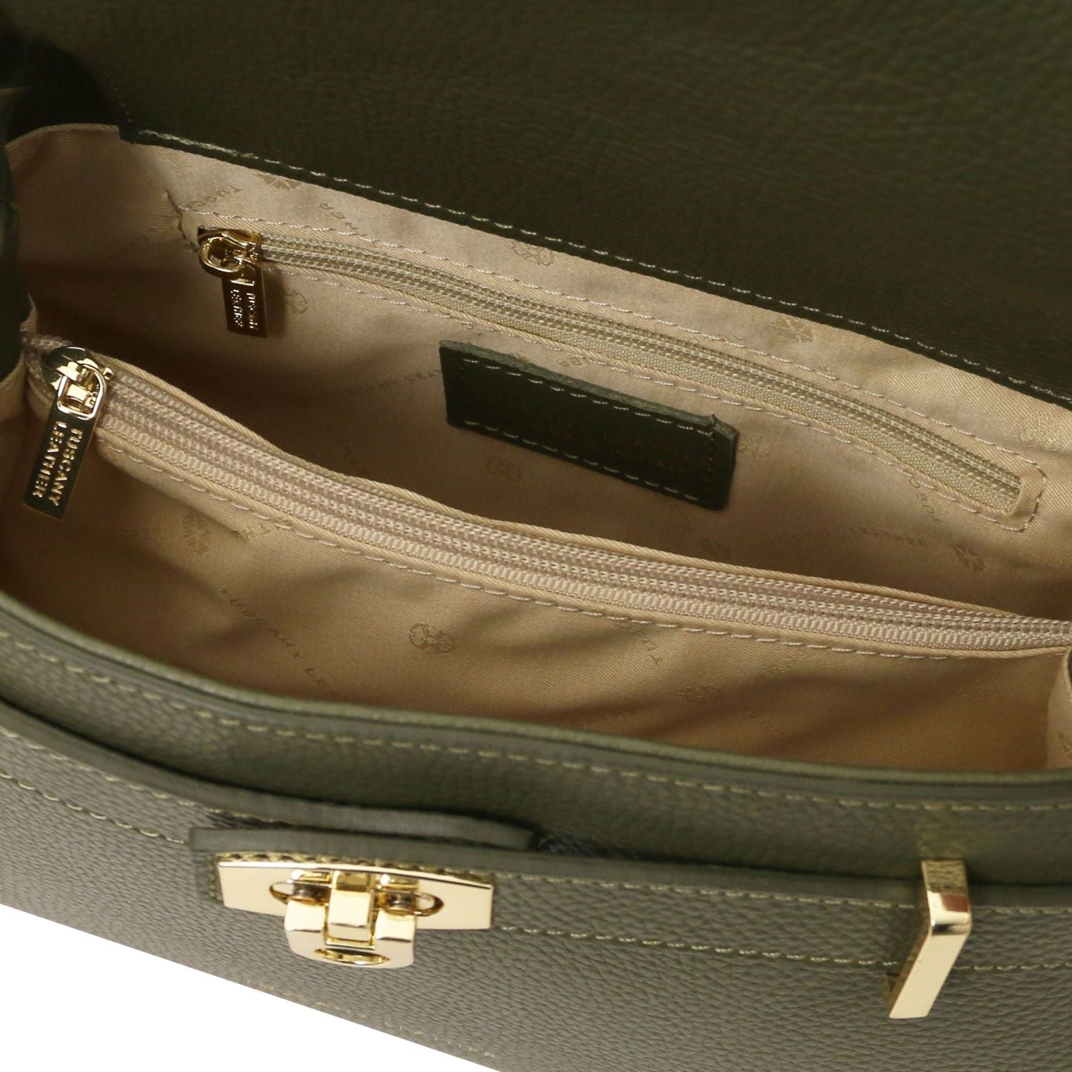 Tuscany Leather Maisy Handväska #Färg_Skogsgrön
