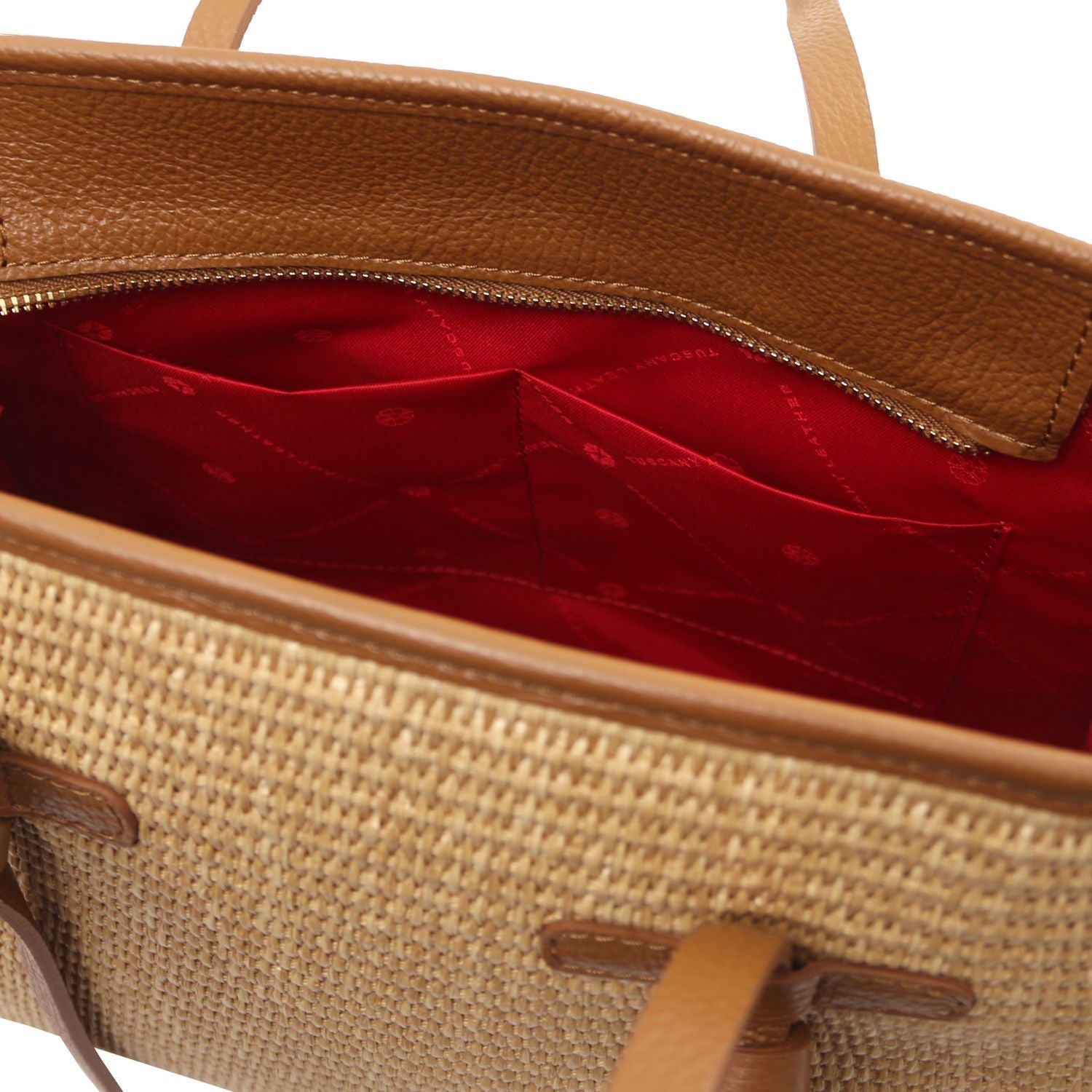 Tuscany Leather Frame Toteväska #Färg_Cognac