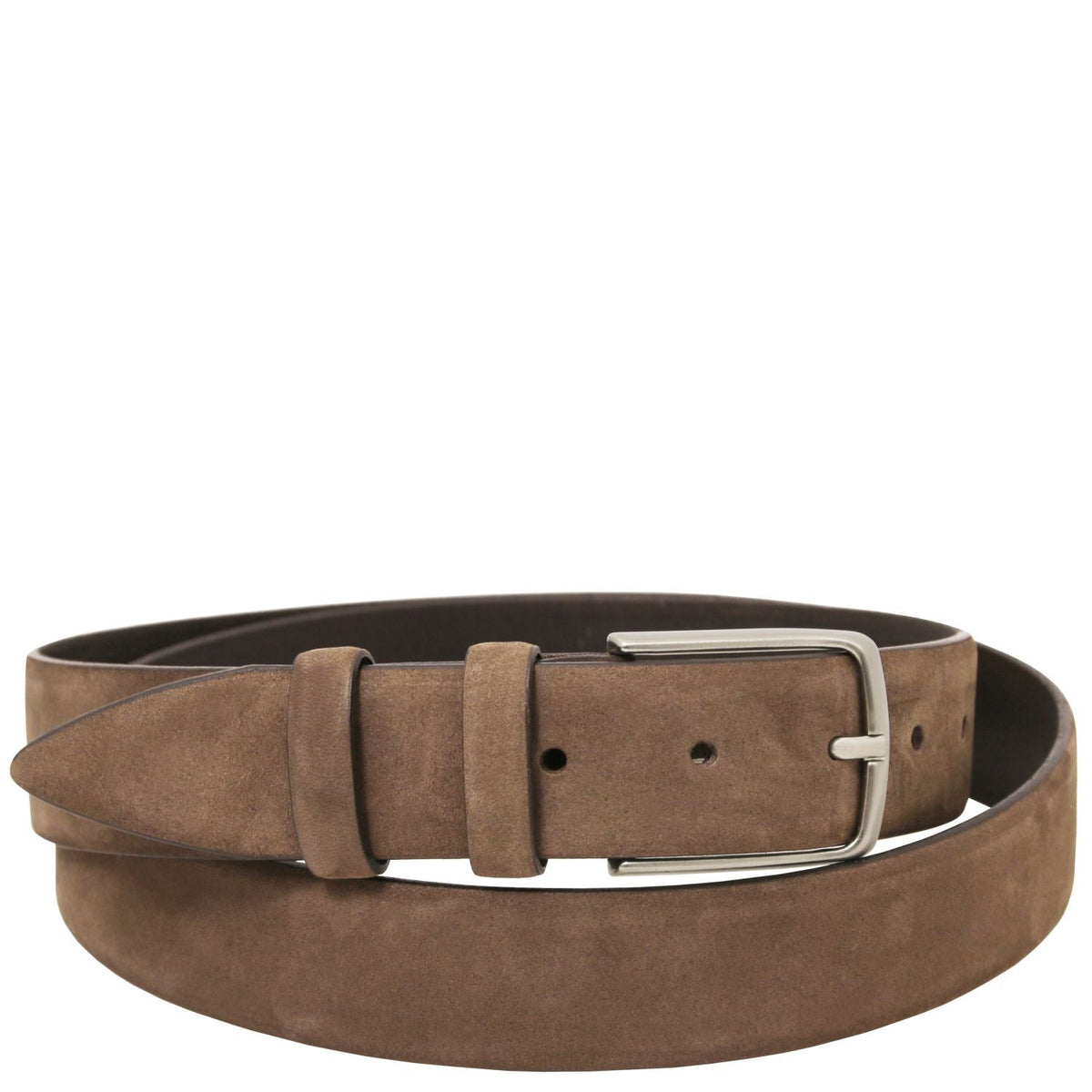 Tuscany Leather Nubuck Läderbälte #Färg_Taupe