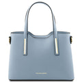 Tuscany Leather Olimpia Handväska #Färg_Ljusblå