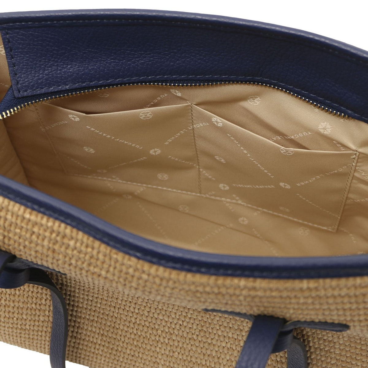 Tuscany Leather Frame Toteväska #Färg_Blå