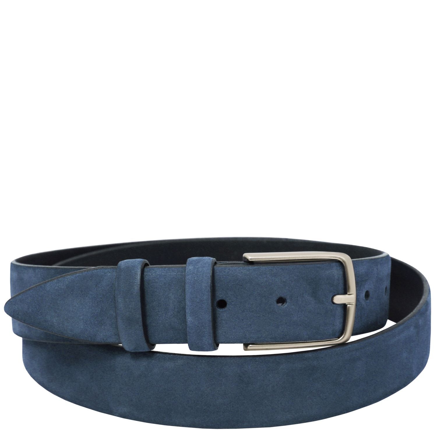 Tuscany Leather Nubuck Läderbälte #Färg_Mörkblå