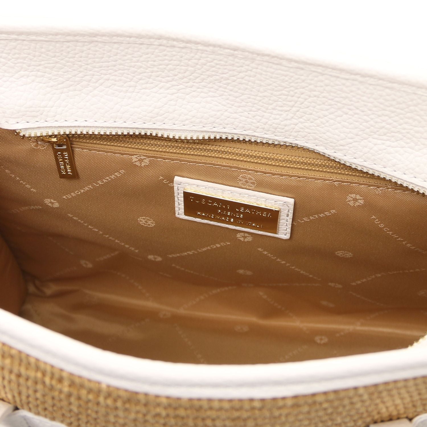 Tuscany Leather Frame Toteväska #Färg_Vit