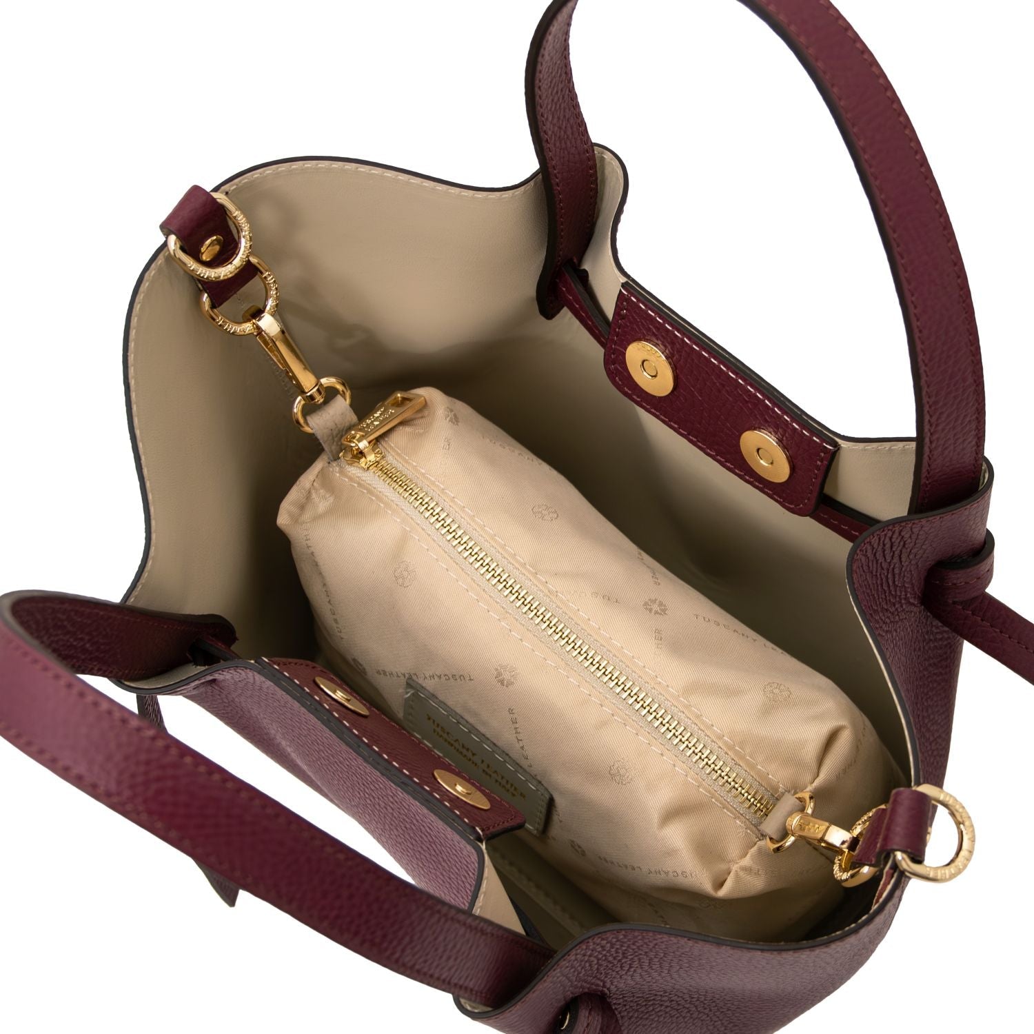 Tuscany Leather Legame S Handväska #Färg_Bordeaux