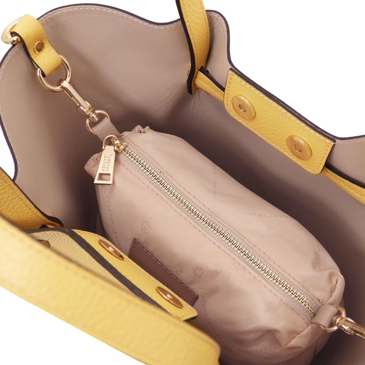 Tuscany Leather Legame S Handväska #Färg_Pastellgul
