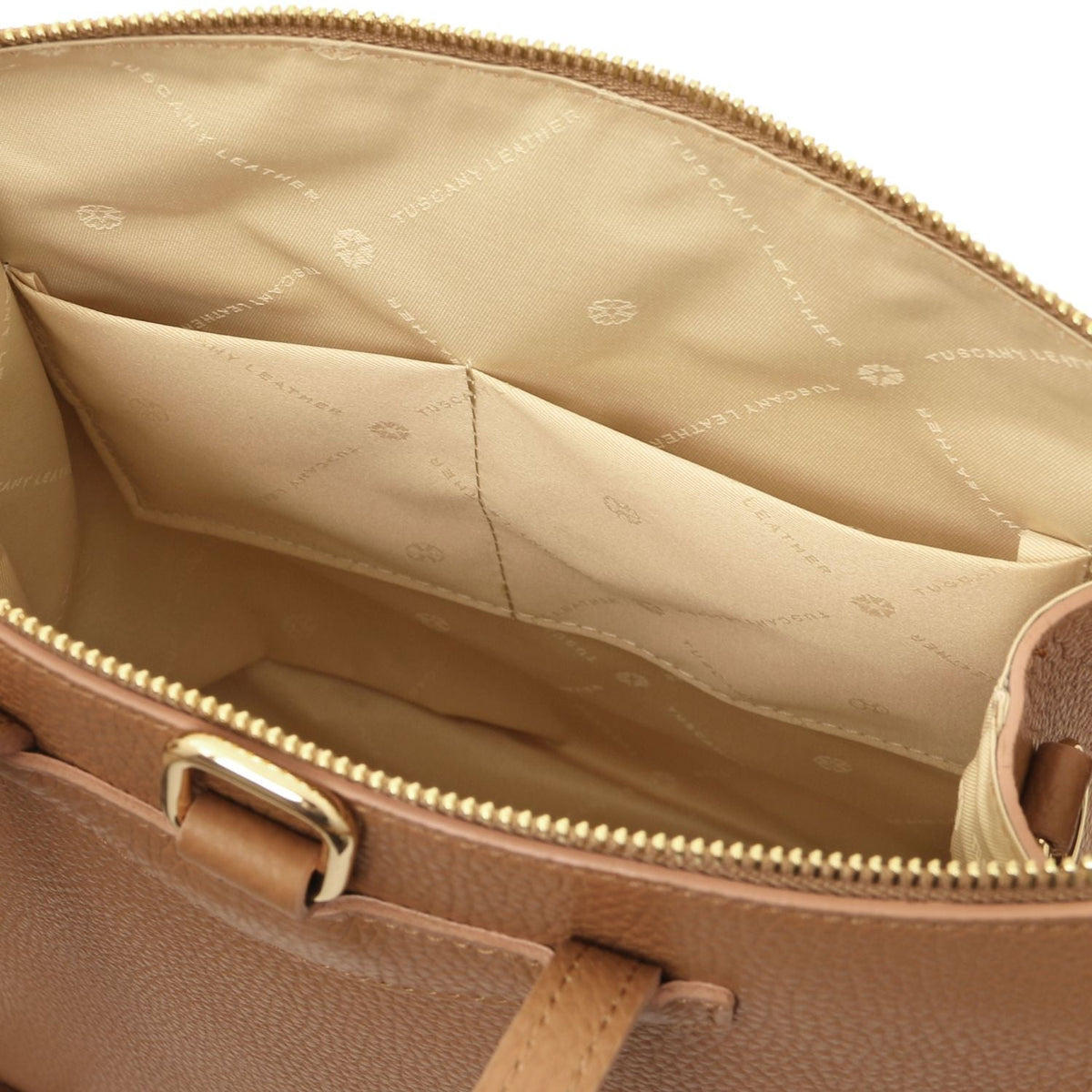 Tuscany Leather TL Bag Ryggsäck #Färg_Caramel Brun