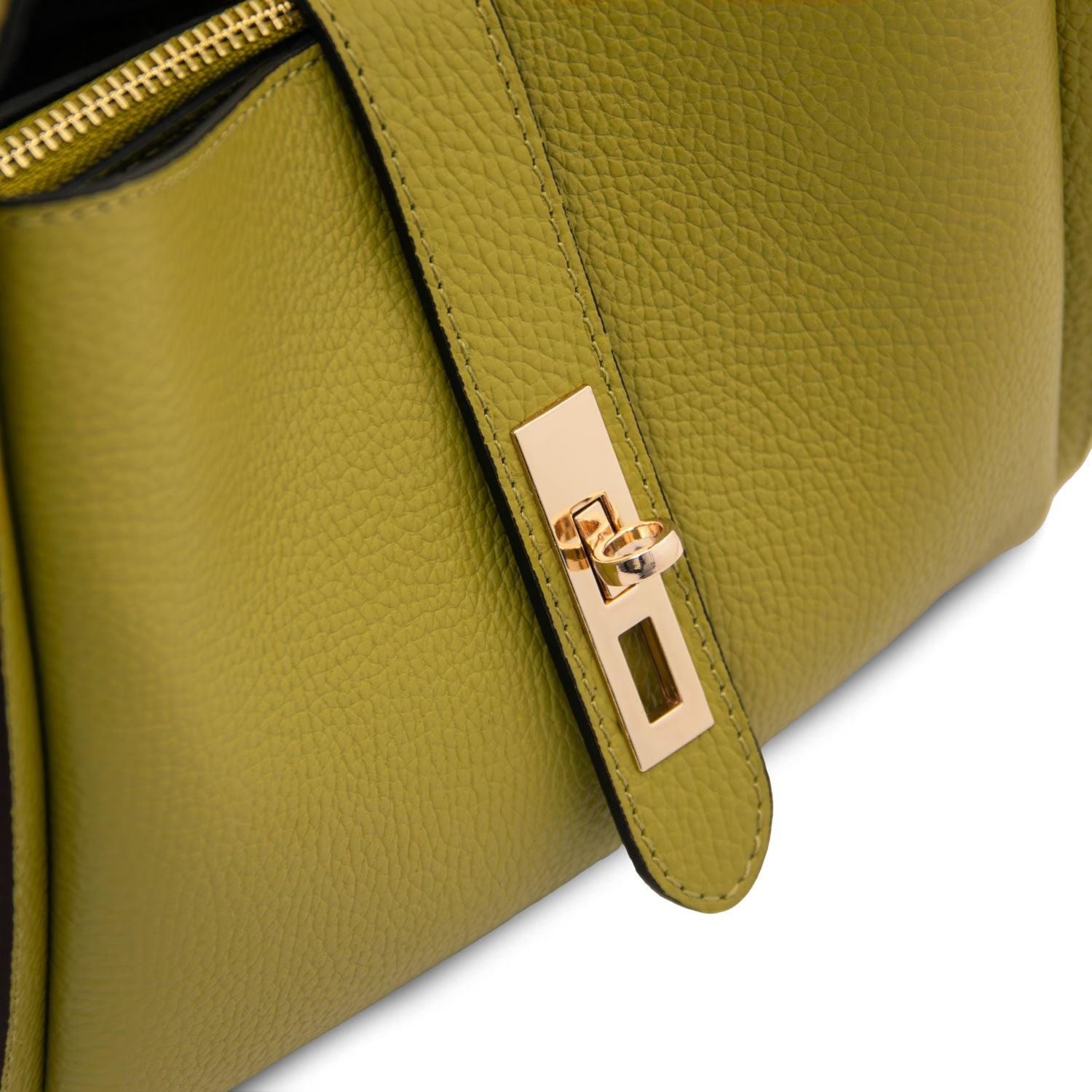 Tuscany Leather Soave Handväska #Färg_Pastellgul