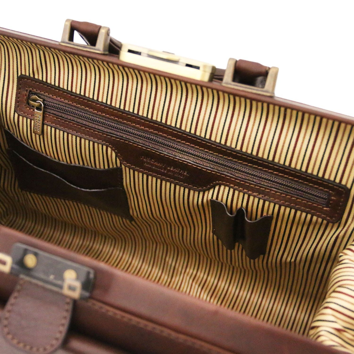 Tuscany Leather Leonardo Doktorsväska #Färg_Mörkbrun