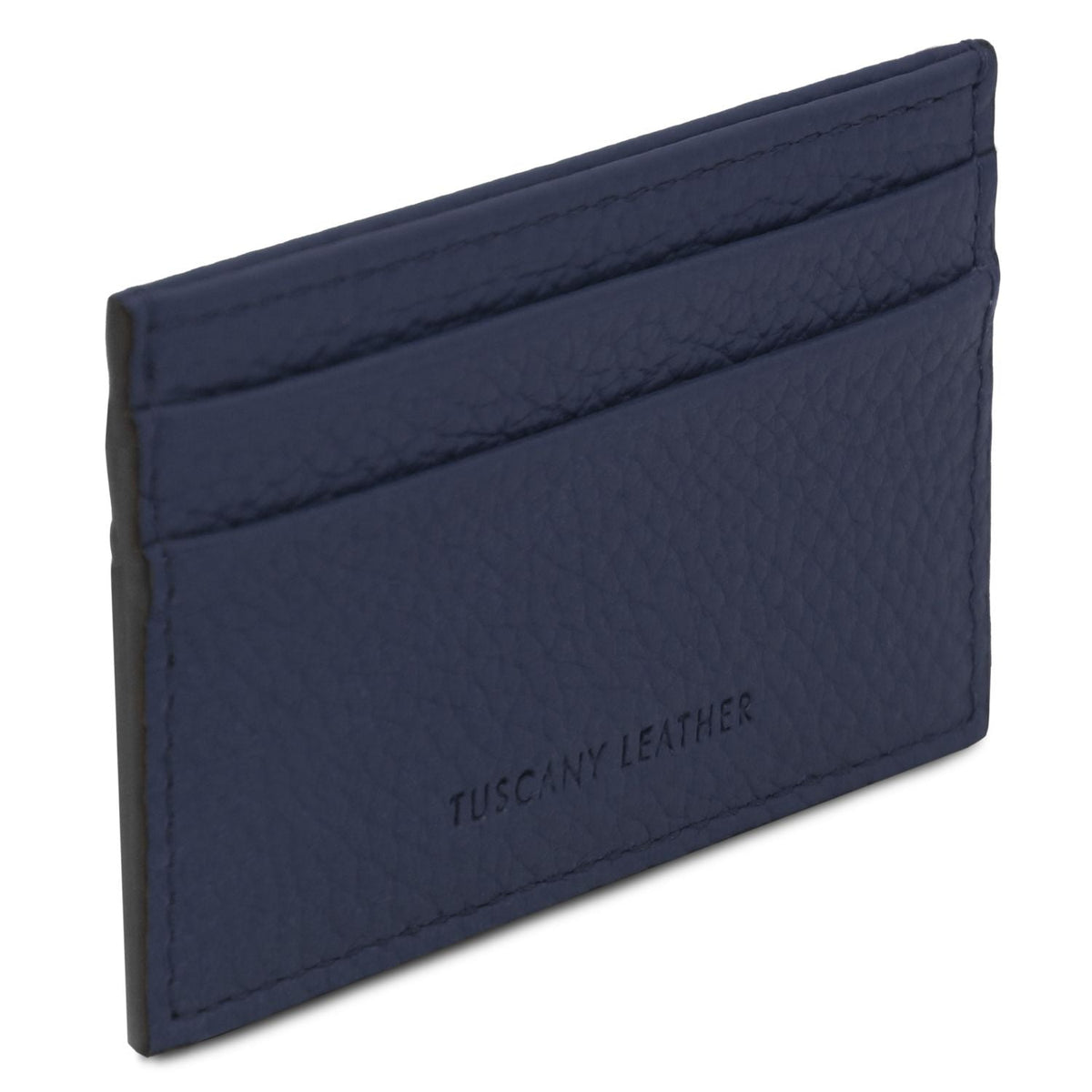 Tuscany Leather Classic Korthållare #Färg_Mörkblå
