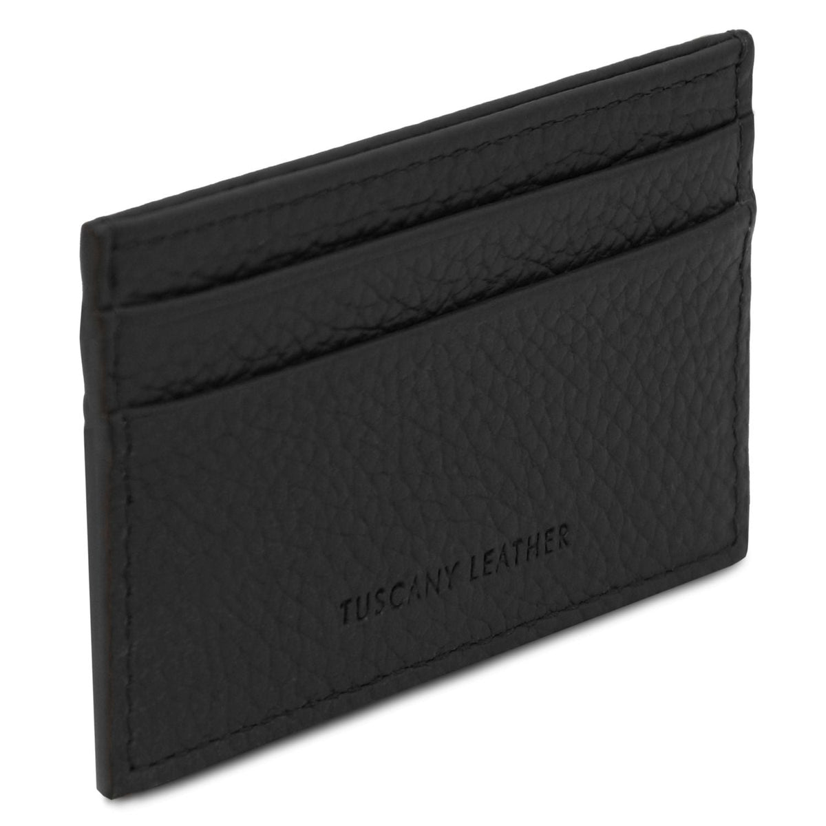 Tuscany Leather Classic Korthållare #Färg_Svart