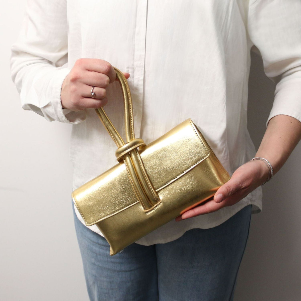 Tuscany Leather TL Bag Clutchväska #Färg_Silver