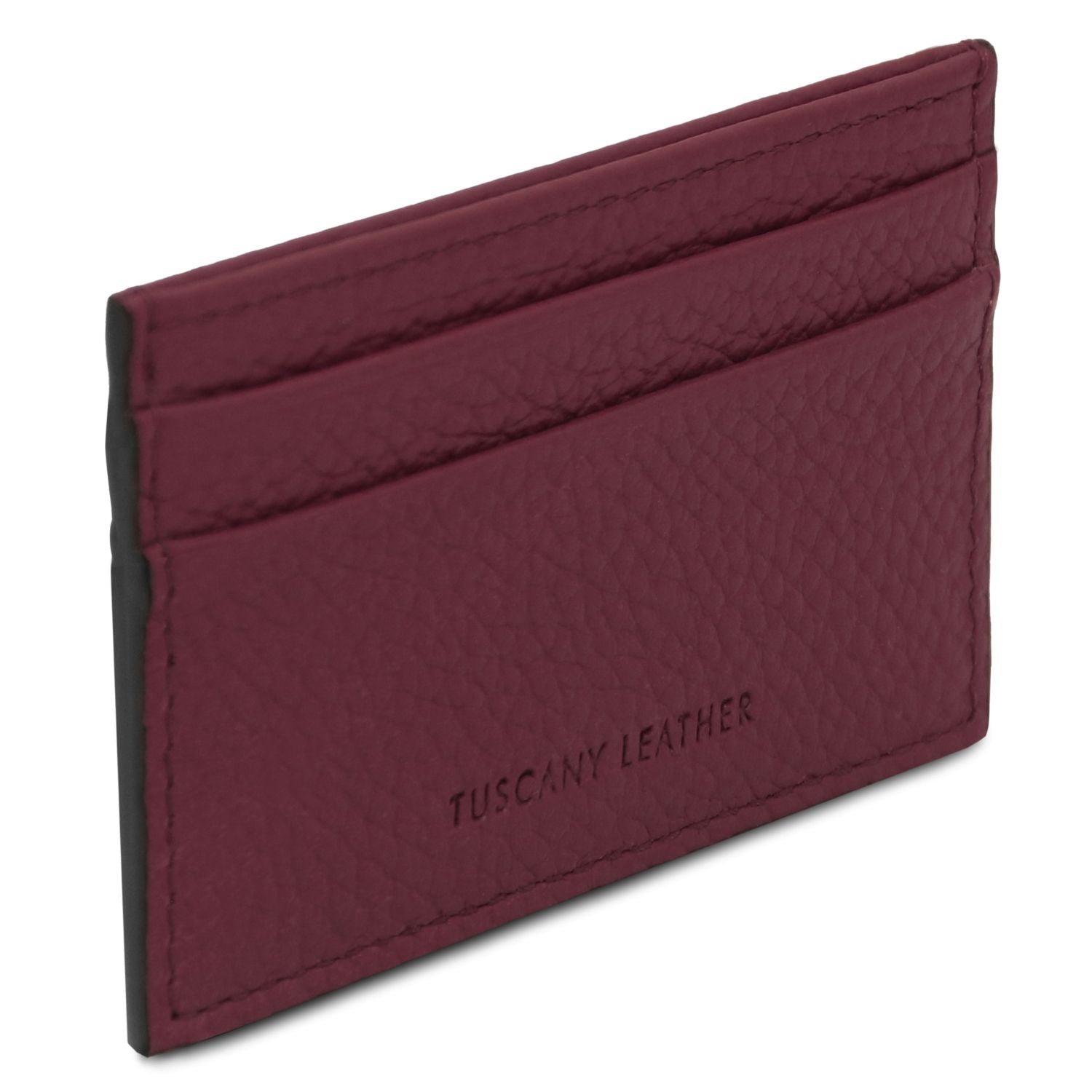 Tuscany Leather Classic Korthållare #Färg_Bordeaux