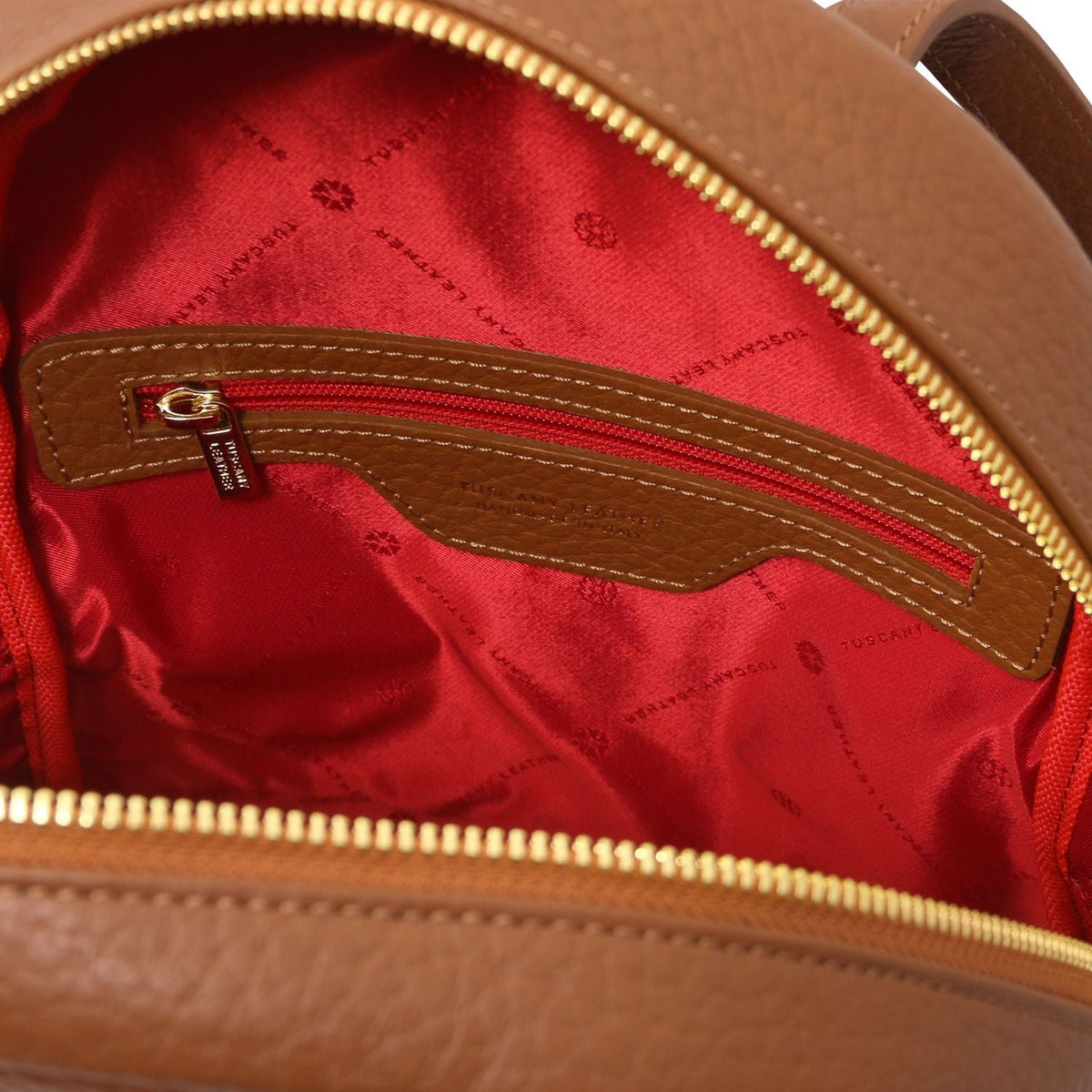 Tuscany Leather Arco Ryggsäck #Färg_Cognac