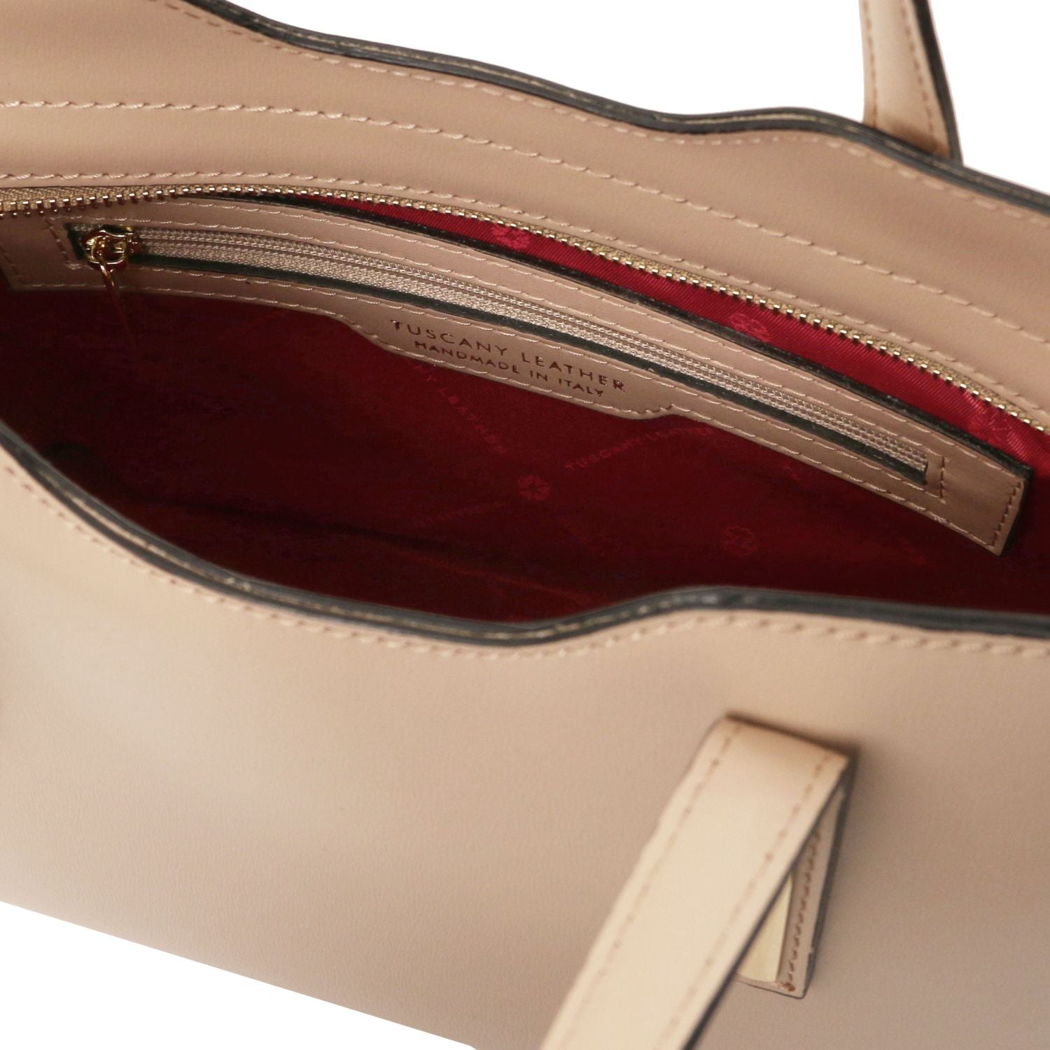 Tuscany Leather Olimpia Handväska #Färg_Taupe