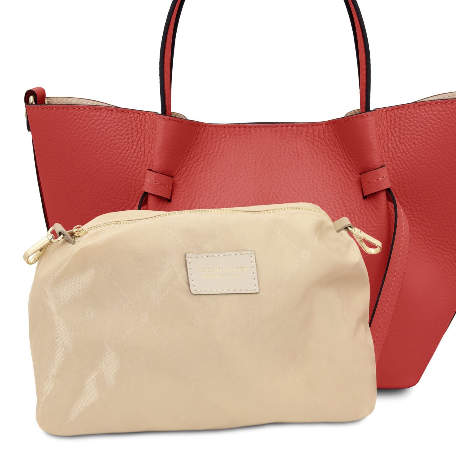 Tuscany Leather Legame S Handväska #Färg_Sunset Coral