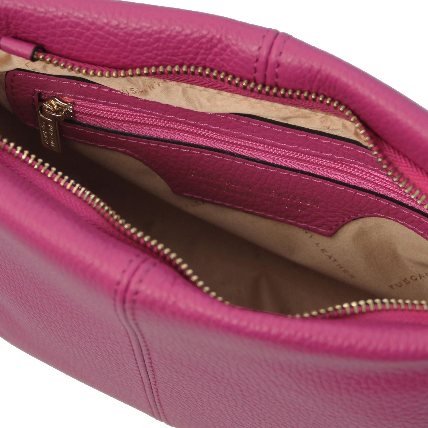 Tuscany Leather TL Bag Axelremsväska #Färg_Fuchsia