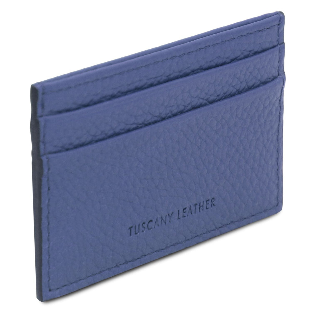 Tuscany Leather Classic Korthållare #Färg_Blå