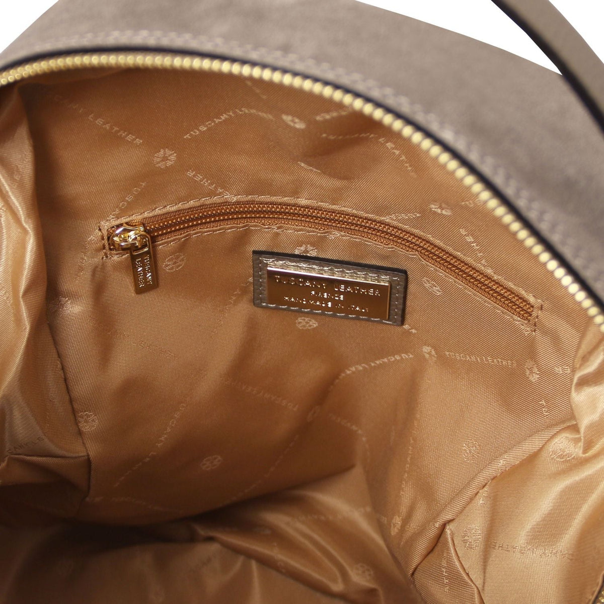 Tuscany Leather Volta Ryggsäck #Färg_Mörk Taupe