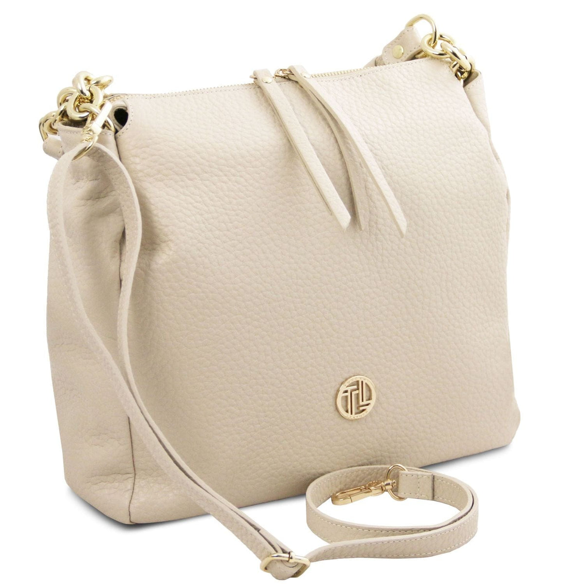 Tuscany Leather Amy Shoppingväska #Färg_Beige